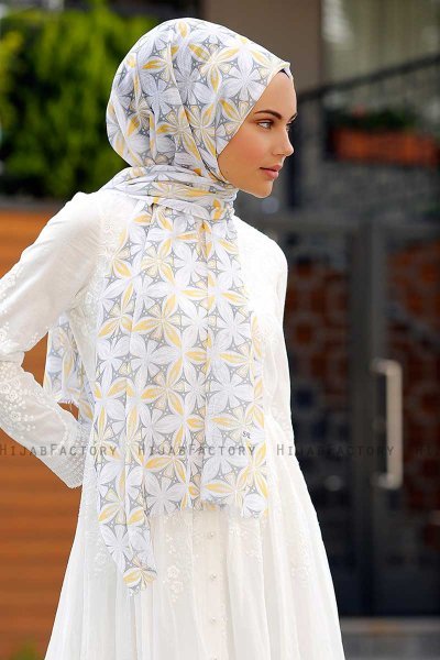Warda - Mønstret Hijab - Sal Evi