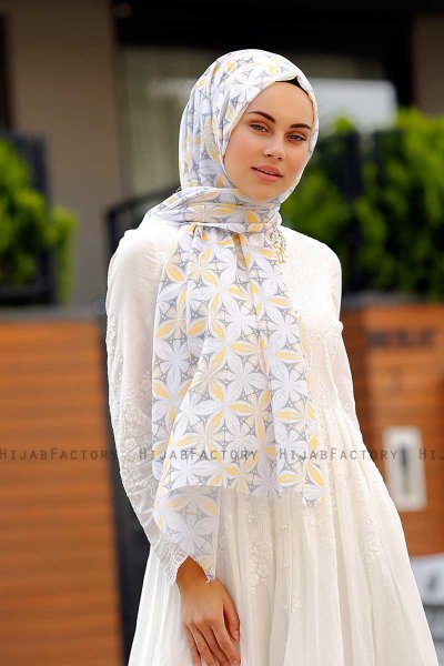 Warda - Mønstret Hijab - Sal Evi