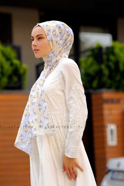 Warda - Mønstret Hijab - Sal Evi