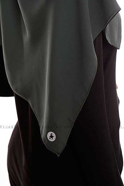Yara - Khaki Praktisk One Piece Crepe Hijab