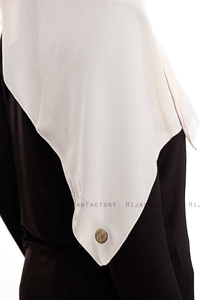 Yara - Lys Beige Praktisk One Piece Crepe Hijab
