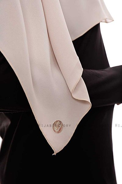 Yara - Lys Taupe Praktisk One Piece Crepe Hijab