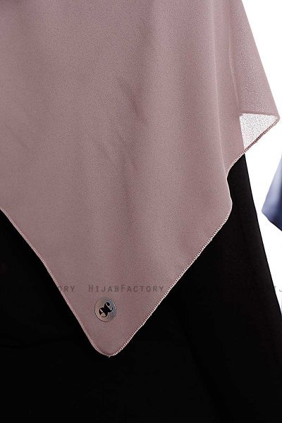 Yara - Mørk Taupe Praktisk One Piece Crepe Hijab
