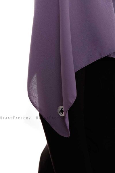 Yara - Plomme Praktisk One Piece Crepe Hijab