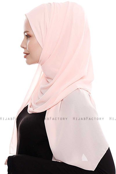 Yara - Rosa Praktisk One Piece Crepe Hijab