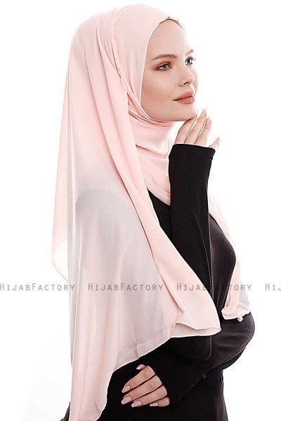 Yara - Rosa Praktisk One Piece Crepe Hijab