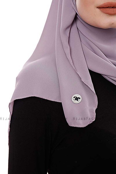 Yara - Steingrå Praktisk One Piece Crepe Hijab
