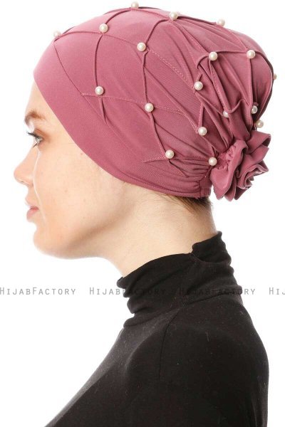Yaren - Lys Lilla Crepe Chiffon Turban - Sehr-i Sal