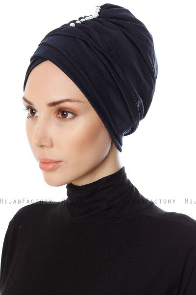 Yonca - Marineblå Turban
