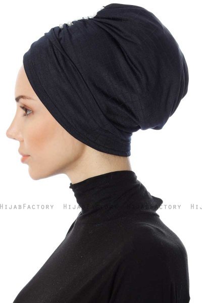 Yonca - Marineblå Turban
