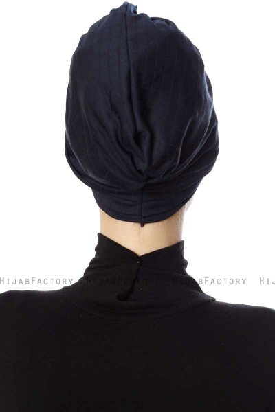 Yonca - Marineblå Turban