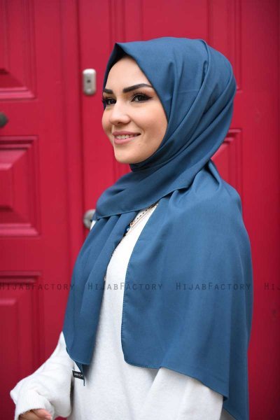 Zahra - Petrol Grønn Crepe Hijab - Mirach