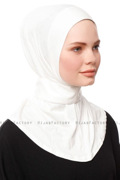 Zeliha - Creme Praktisk Viskos Hijab