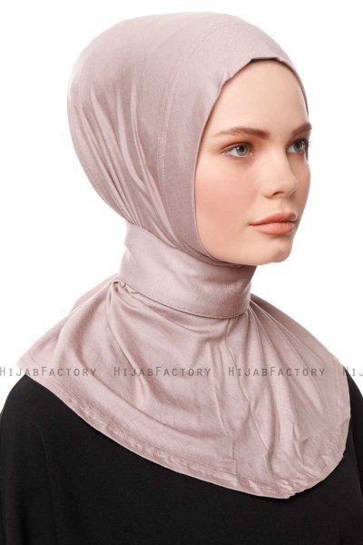 Zeliha - Steingrå Praktisk Viskos Hijab