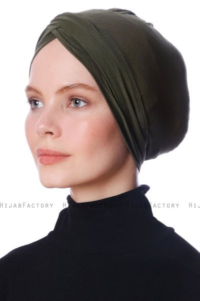 Zeynep - Khaki Parizien Undersjal - Ecardin