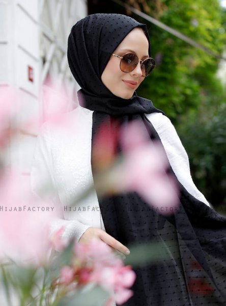 Malika - Svart Hijab - Sal Evi