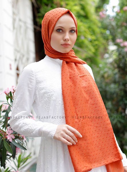 Malika - Oransje Hijab - Sal Evi