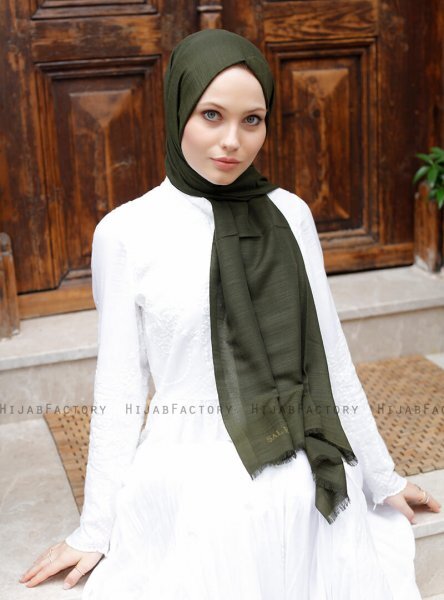 Zaina - Mørk Grønn Hijab - Sal Evi