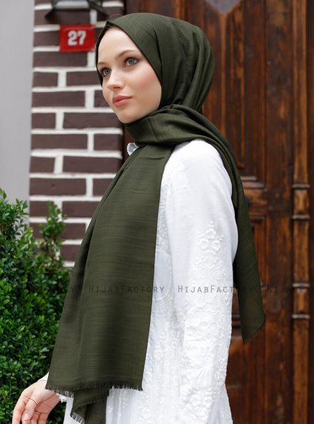Zaina - Mørk Grønn Hijab - Sal Evi