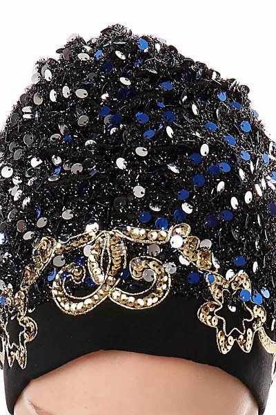 Zuleyha - Marineblå Turban